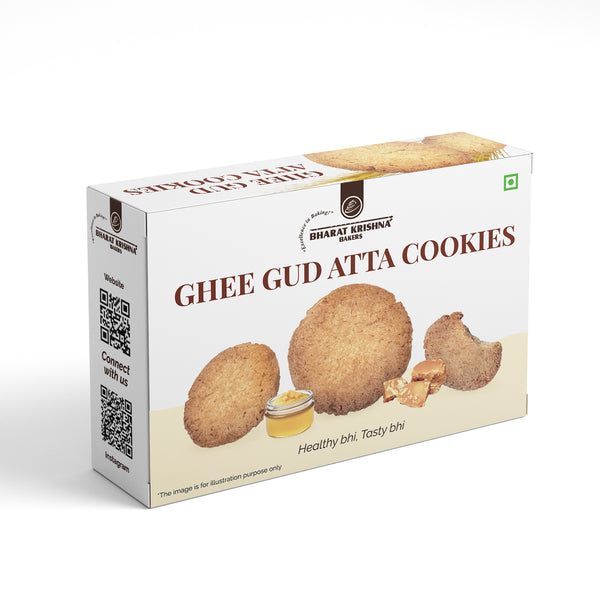 Ghee Gud Atta Cookies 200G